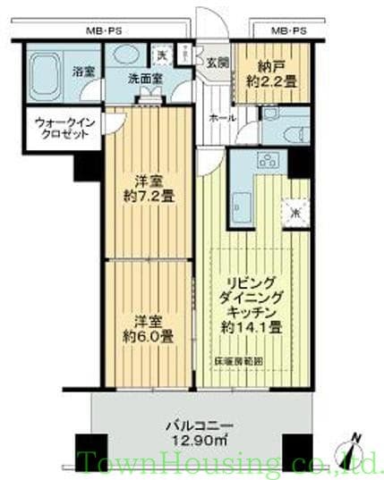 東京レジデンスの物件間取画像