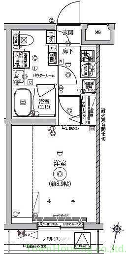 RELUXIA西馬込の物件間取画像