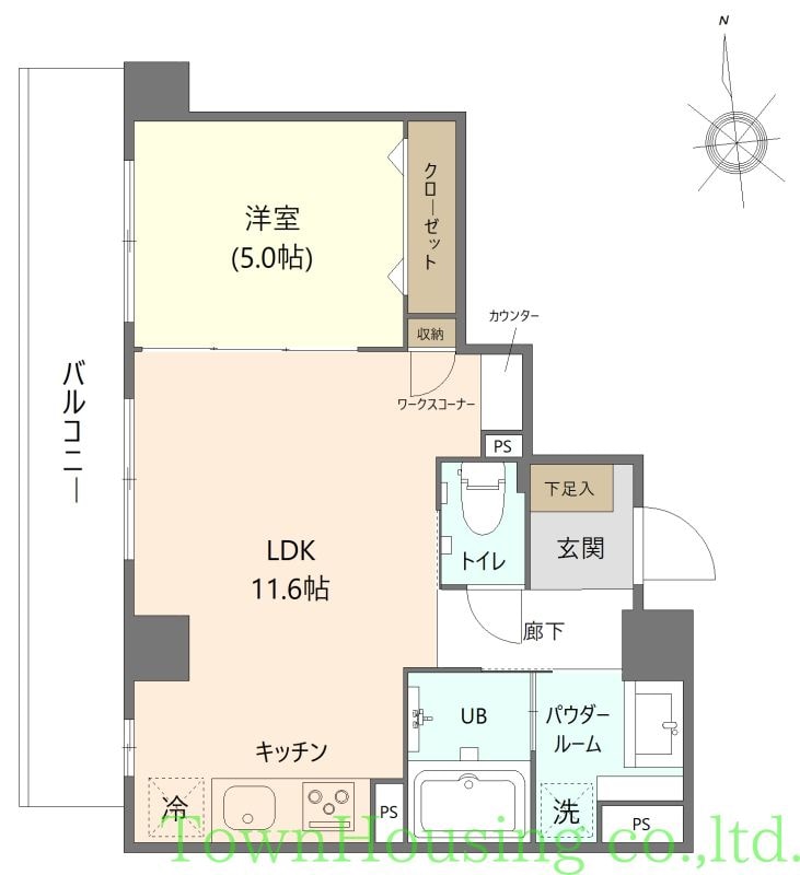 ブリスコートの物件間取画像