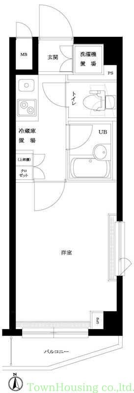 ルーブル東蒲田参番館の物件間取画像