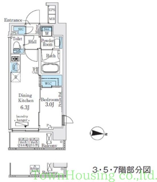 イプセ住吉の物件間取画像