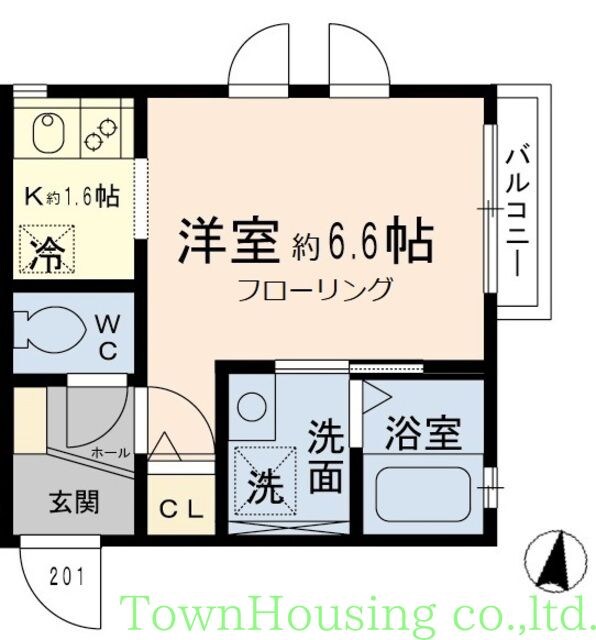 ＥＮＴ赤堤の物件間取画像