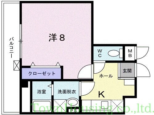 ラフレシールの物件間取画像