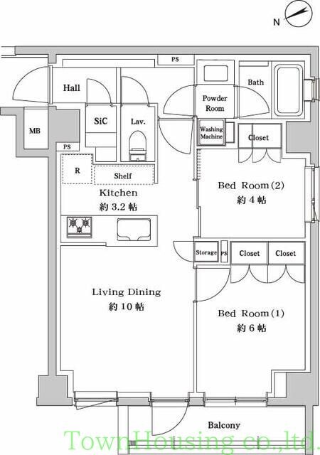 オープンレジデンシア尾山台の物件間取画像