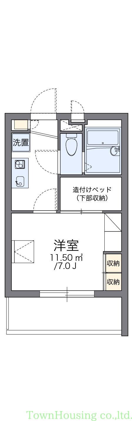 レオパレスＥｇａｗａの物件間取画像