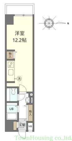 コーストワンの物件間取画像