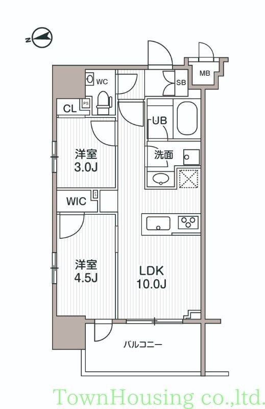 シーズンフラッツ大森エアリーの物件間取画像