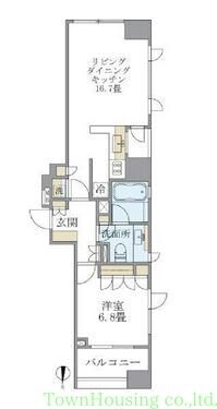 ＬａＳａｎｔｅ麻布十番の物件間取画像