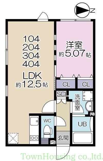 LAPiS下目黒の物件間取画像