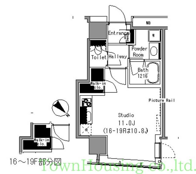 ＭＹ　ＴＯＷＥＲ　ＲＥＳＩＤＥＮＣＥの物件間取画像