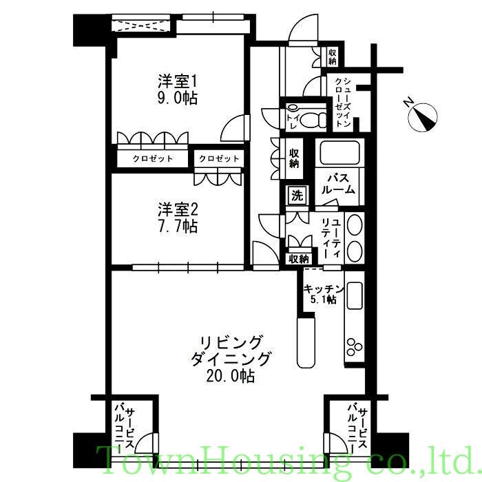 アーバンパーク代官山I／アーバンパーク代官山IIの物件間取画像