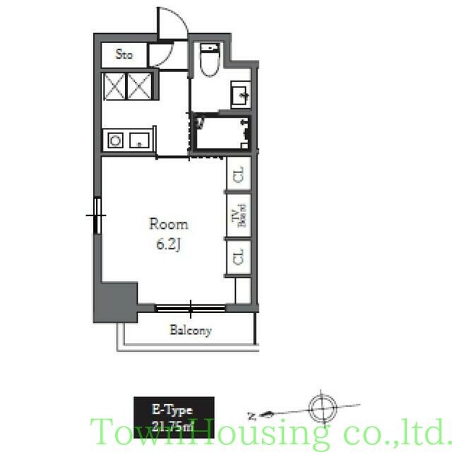 Totsu　Residence　Shibaの物件間取画像