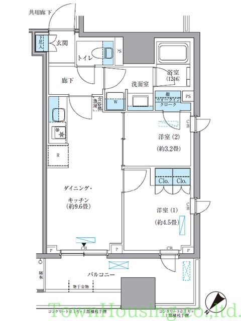 パークアクシス東日本橋の物件間取画像