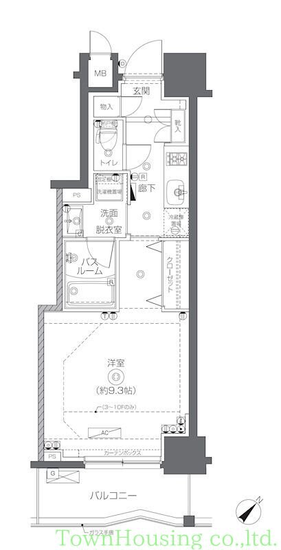 ZOOM日本橋馬喰町の物件間取画像