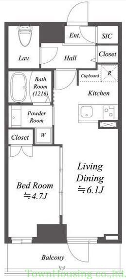 アルファプライム東陽町の物件間取画像