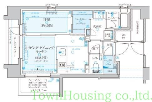 CLIOラベルヴィ中央湊の物件間取画像