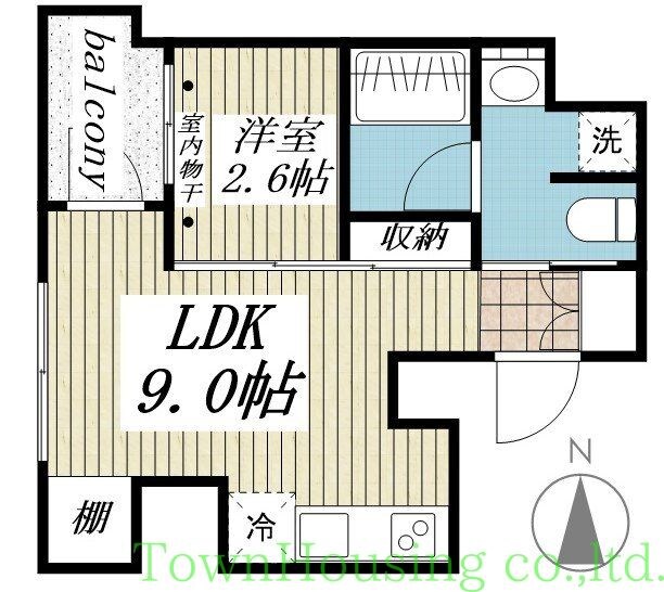 パークルール神田司町ロンドの物件間取画像