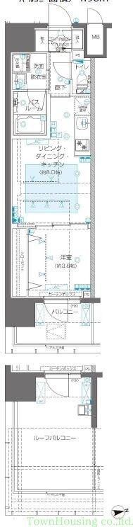 ZOOM新宿御苑前の物件間取画像