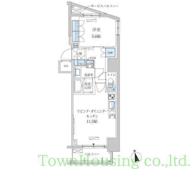 パークアクシス東上野の物件間取画像