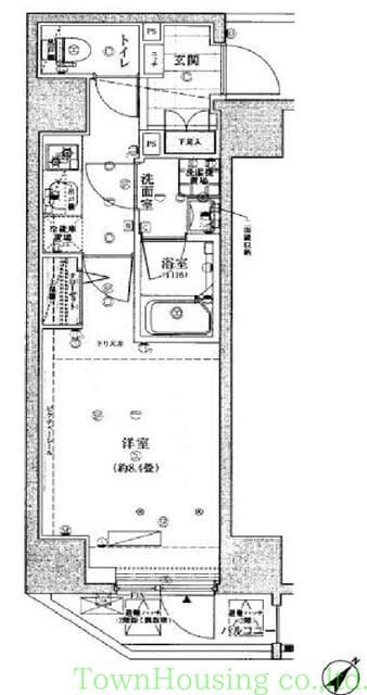 プレールドゥーク中目黒の物件間取画像