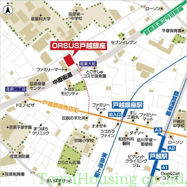 ＯＲＳＵＳ戸越銀座の物件内観写真