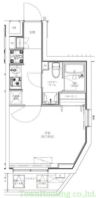 ジェノヴィア学芸大学の物件間取画像