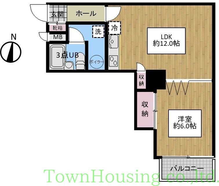 ライオンズマンション一番町の物件間取画像