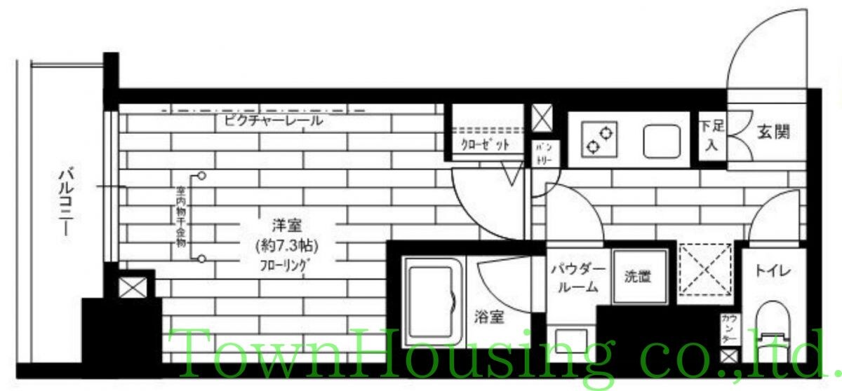 ステージファースト八丁堀の物件間取画像