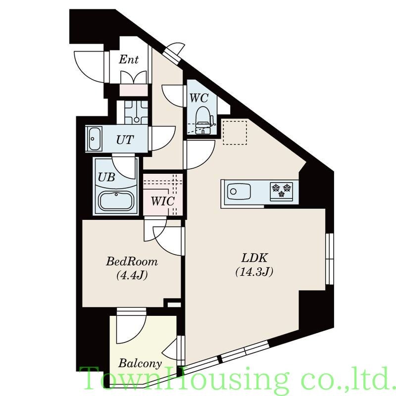 S-RESIDENCE新宿若松町の物件間取画像