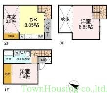 habitation　Fの物件間取画像