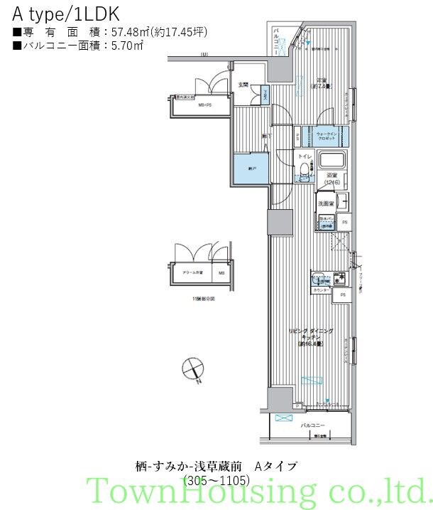 栖-すみか-浅草蔵前の物件間取画像