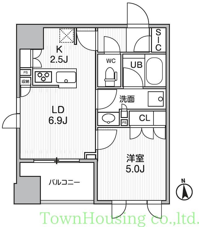 シーズンフラッツ新御徒町の物件間取画像