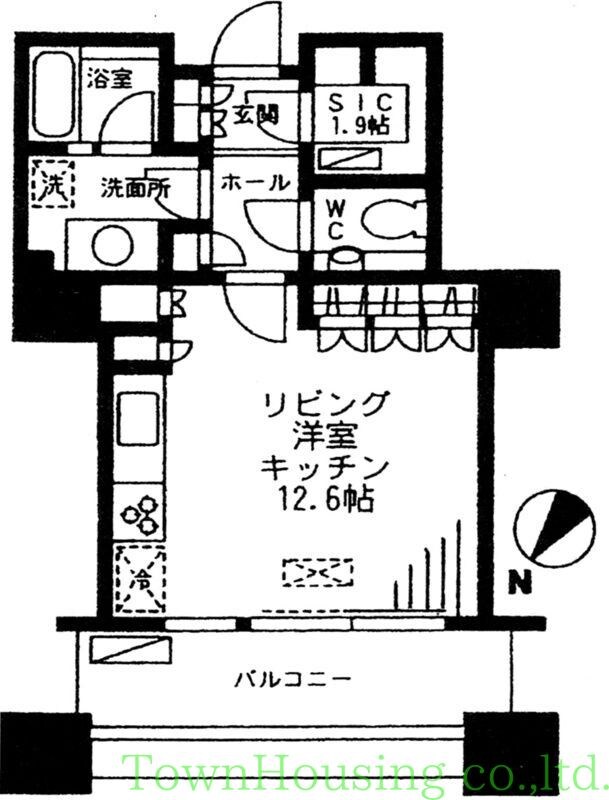 東京ツインパークスライトウィングの物件間取画像