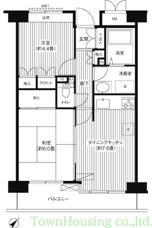 ステラメゾン武蔵小山の物件間取画像