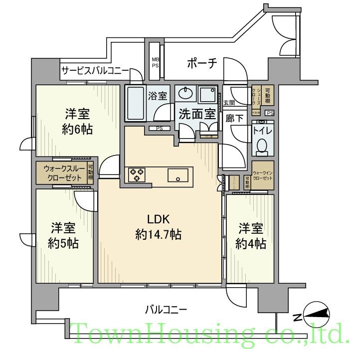 クリオ浅草セントラルマークスの物件間取画像