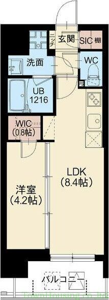 スプランディッド南千住DUEの物件間取画像