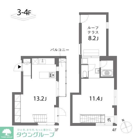 武蔵小山.Hillzの物件間取画像