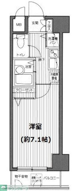 ガラ・ステージ麻布十番の物件間取画像