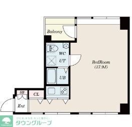 S-FORT日本橋箱崎の物件間取画像