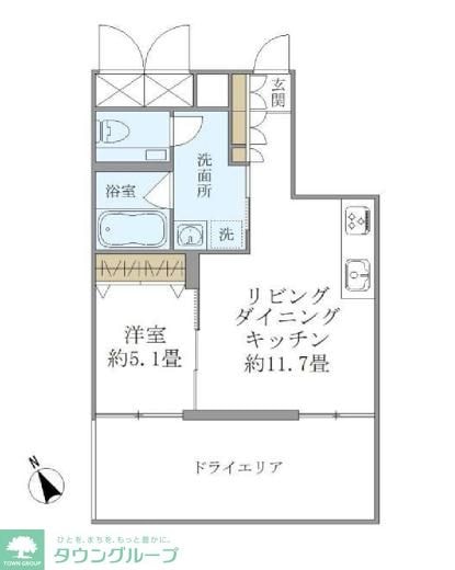 フォーリア西麻布CASAの物件間取画像