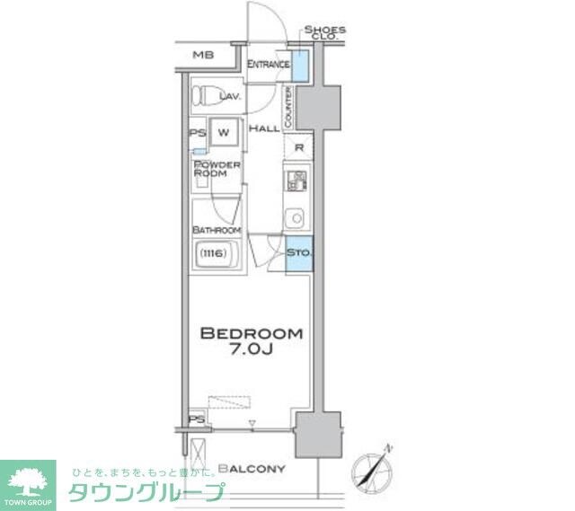 ＭＦＰＲコート武蔵小山の物件間取画像