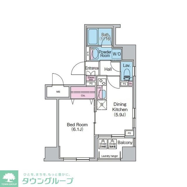 コンフォリア銀座ＥＡＳＴ弐番館の物件間取画像