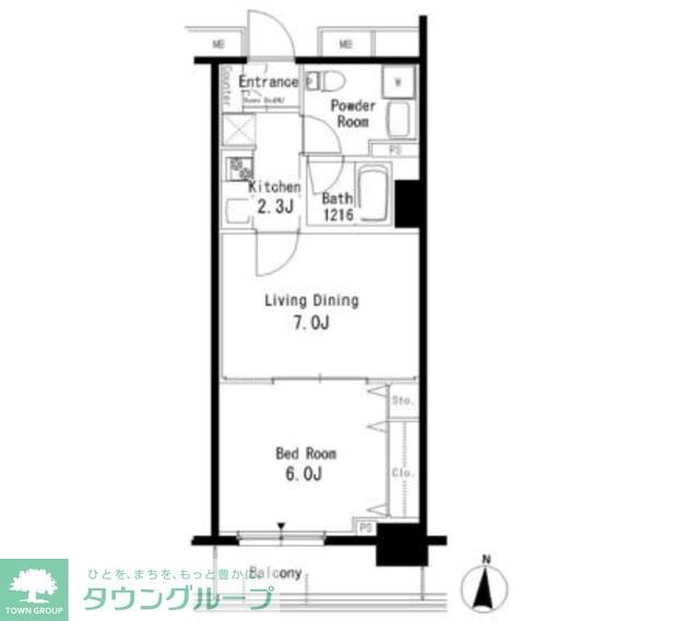 パークアクシス亀戸の物件間取画像