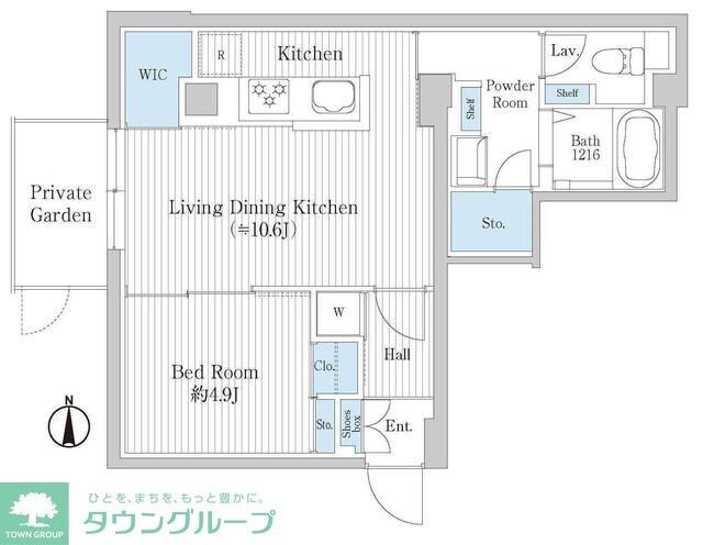 トラスト学芸大学の物件間取画像