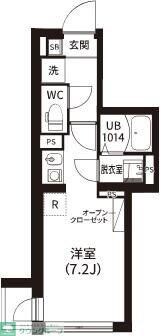 レピュア南大井レジデンスの物件間取画像