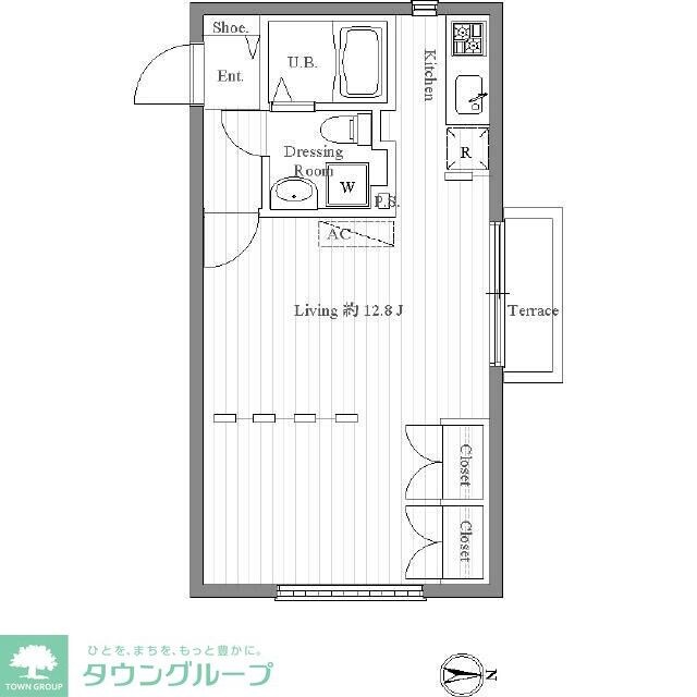 セゾン・デ・ブランシェ青葉台の物件間取画像