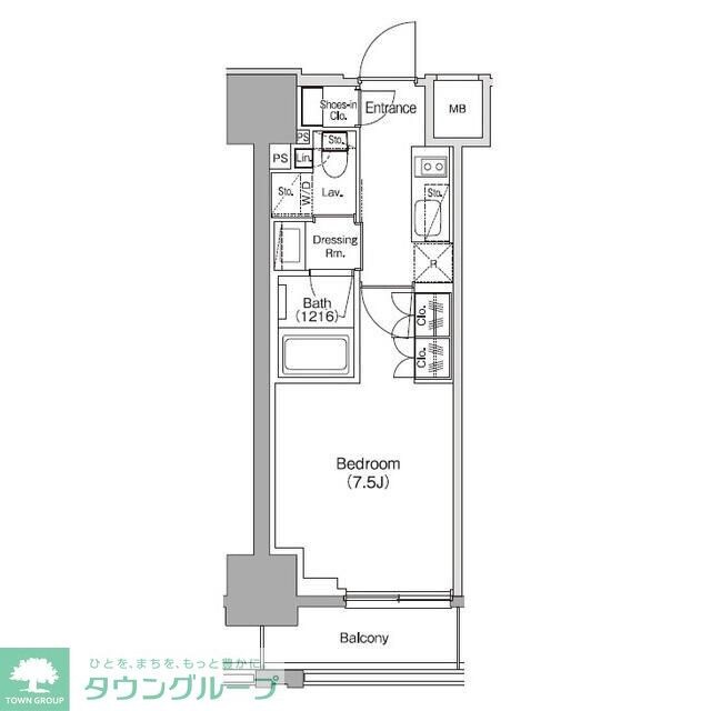 ザ・パークハビオ新御徒町の物件間取画像