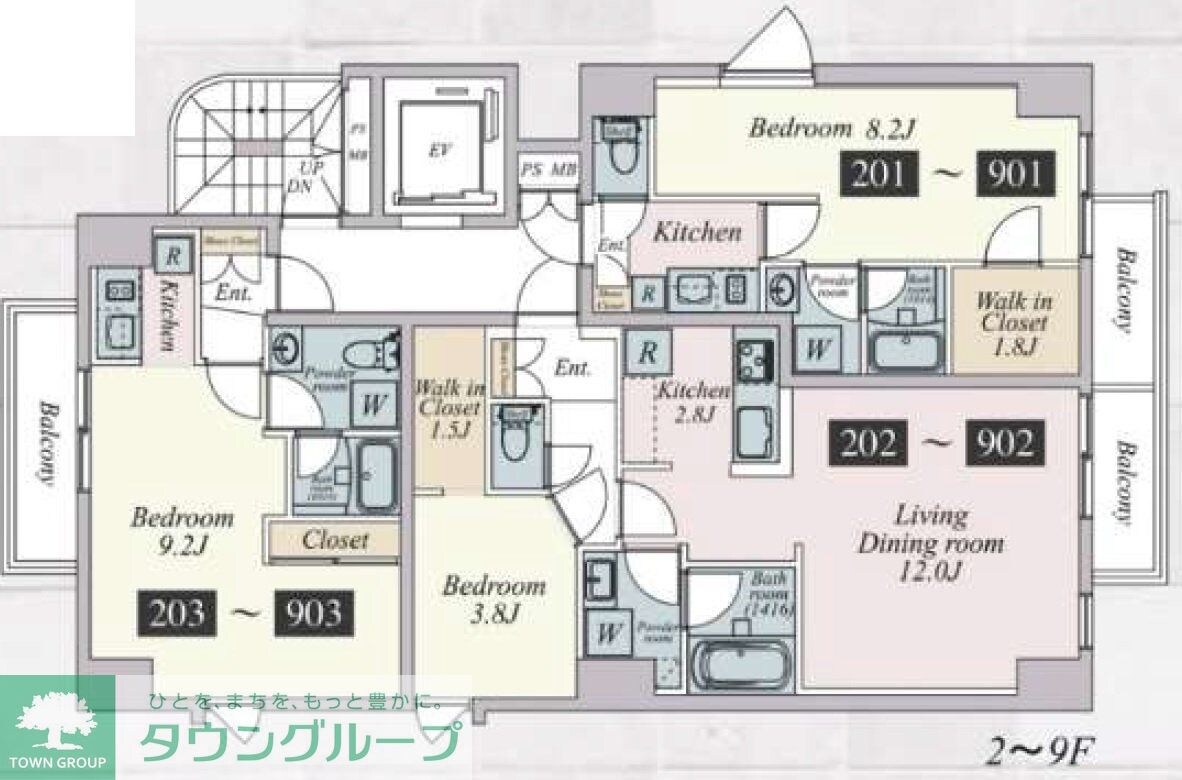 ＦＡＢＲＩＣ東浅草Ｒｅｓｉｄｅｎｃｅの物件間取画像