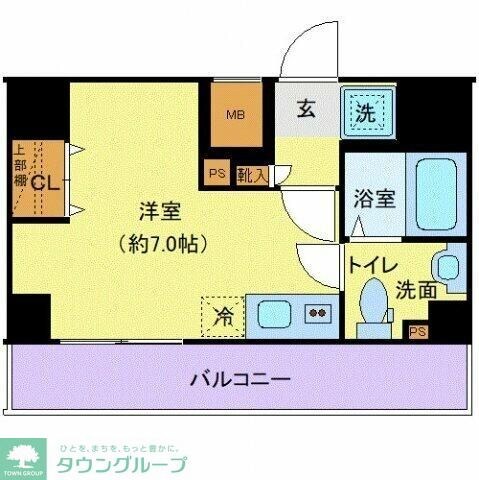 クレヴィスタ大井町の物件間取画像