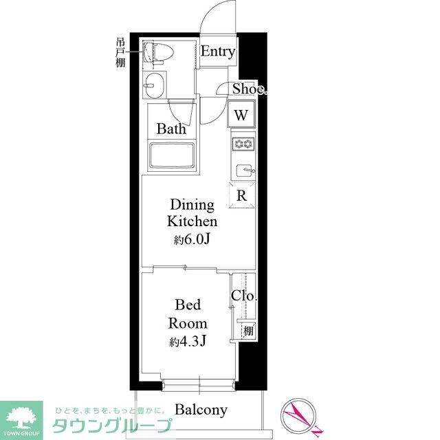 グランパセオ銀座築地の物件間取画像